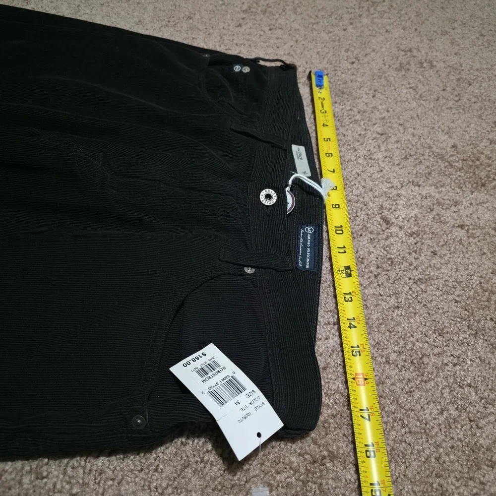 AG Adriano Goldschmied The Hero Straight Leg Corduroy Pants Brown Mens 34 New‎